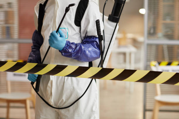 Professional Biohazard technician working in Taft, TX
